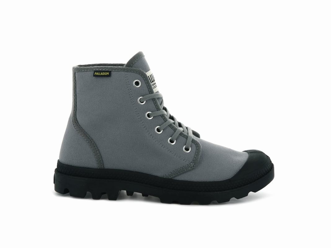 Botas Palladium Pampa Hi Originale Hombre - Gris ||FIMK-19385||